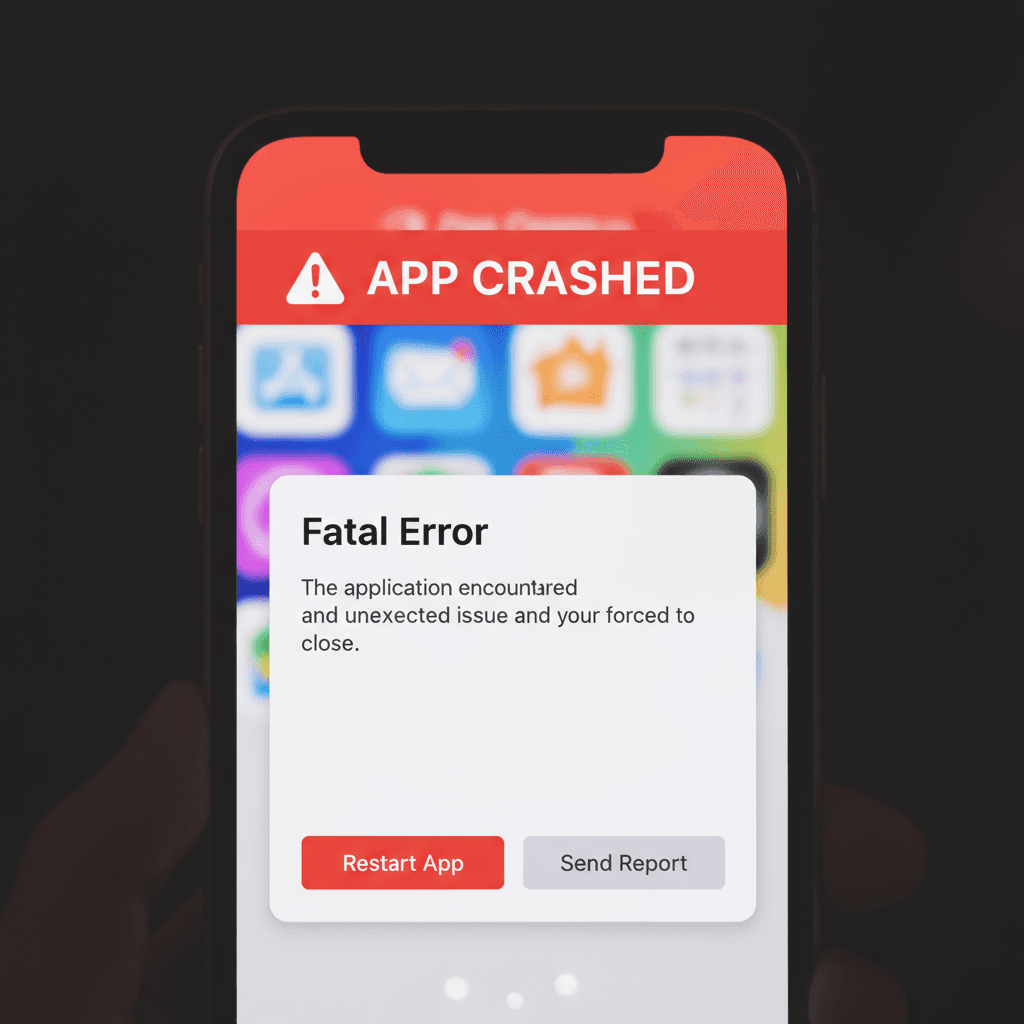 App crashes